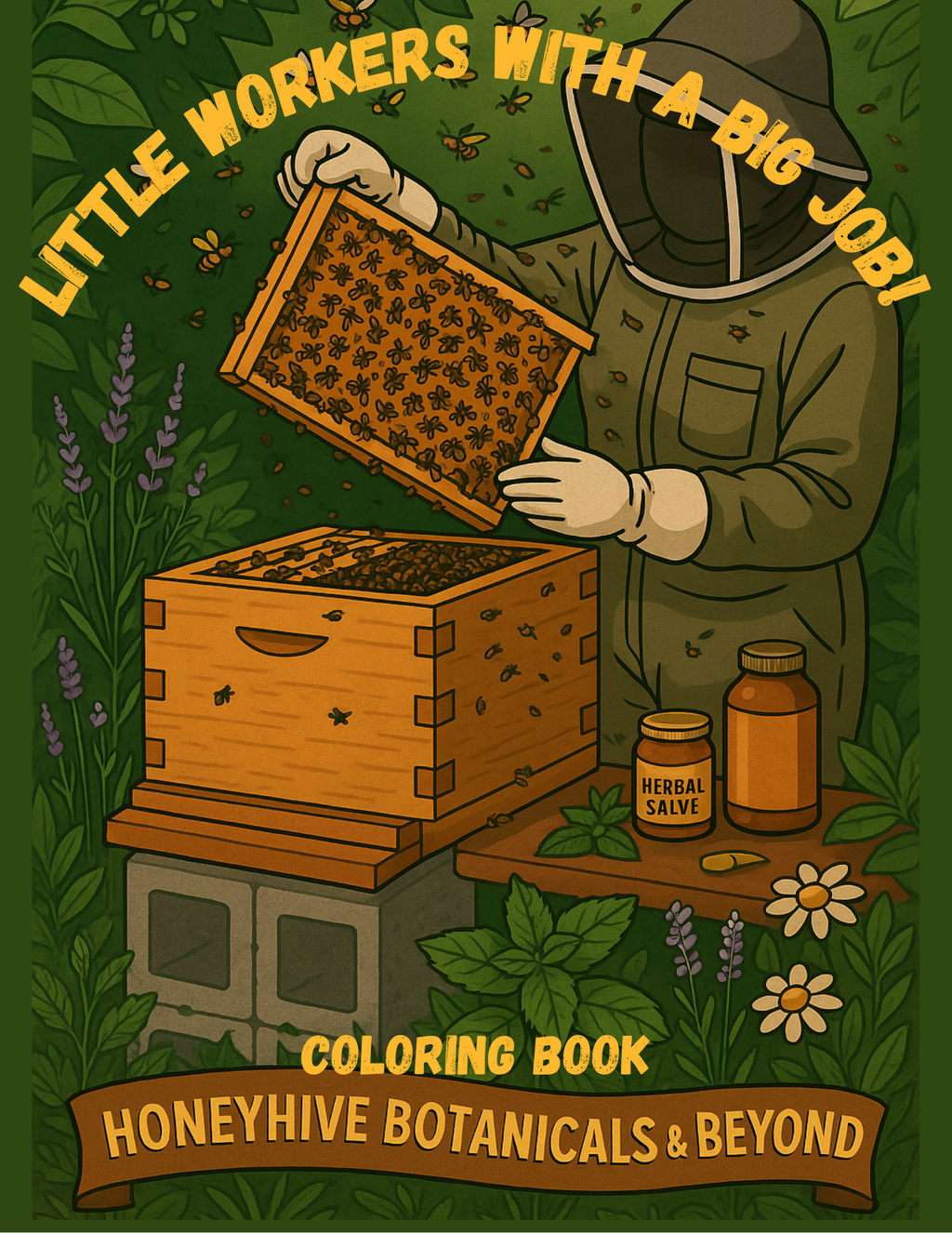 Little Worker With A Big Job coloring book